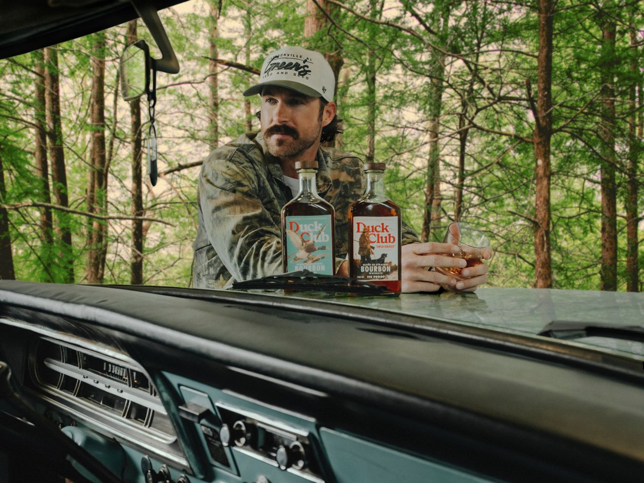 Riley Green with Duck Club Bourbon